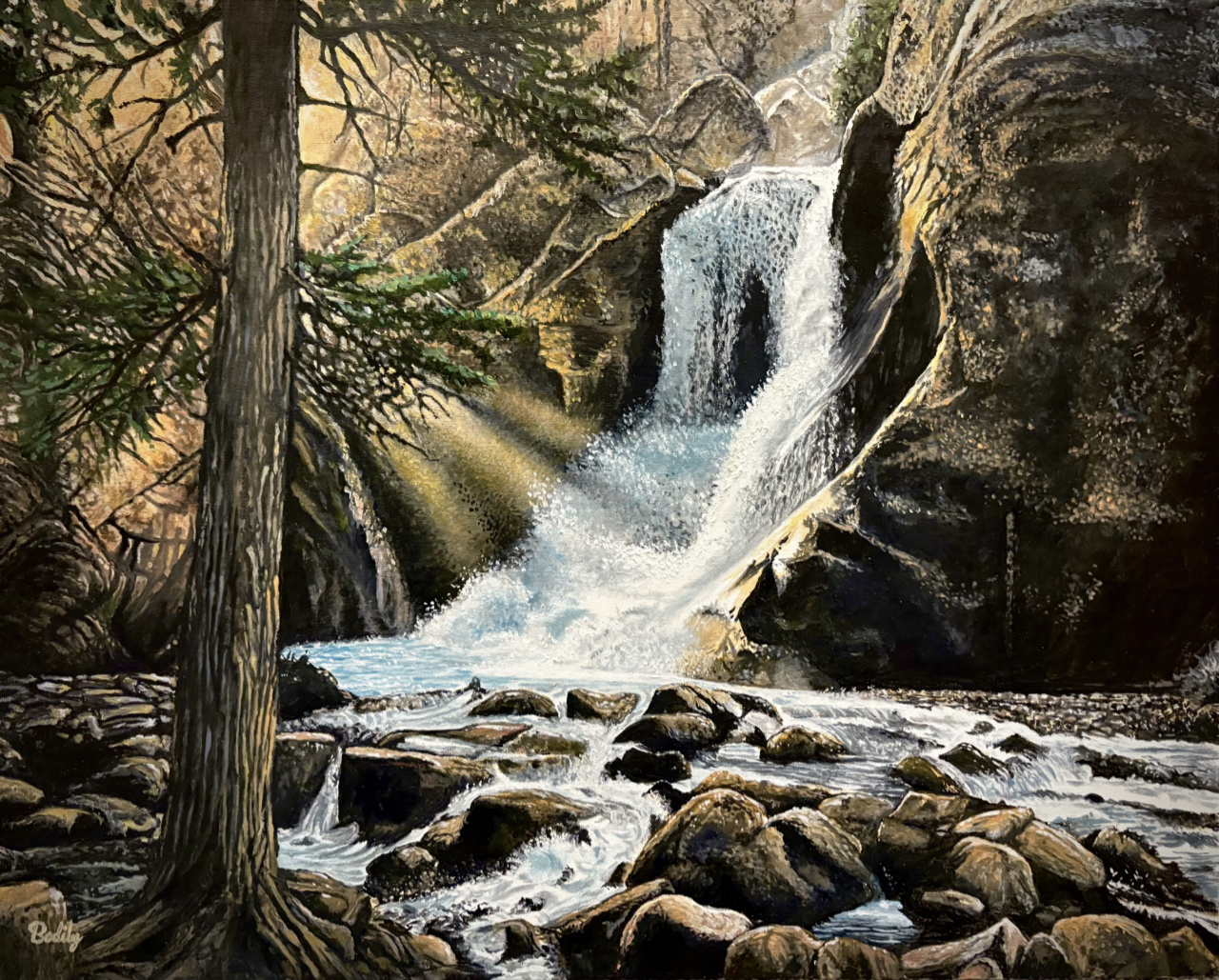 Boulder Falls in Colorado